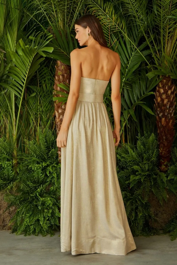 Vestido Longo Tomara que Caia Cinto