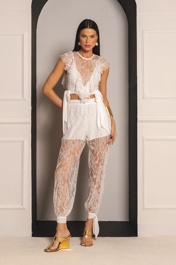 Calça Gamboa Off White