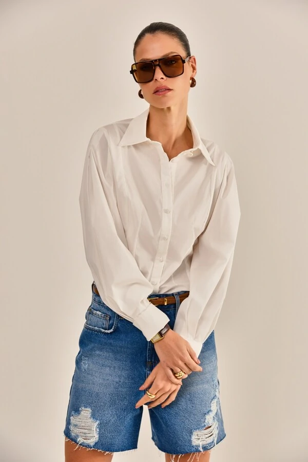 Camisa Alena Off White