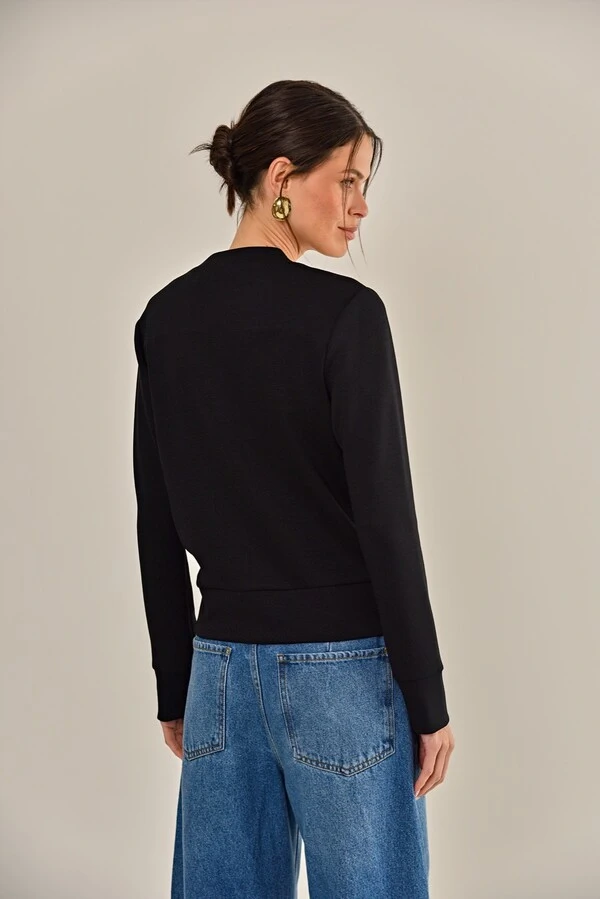 Cardigan Isadora Preto