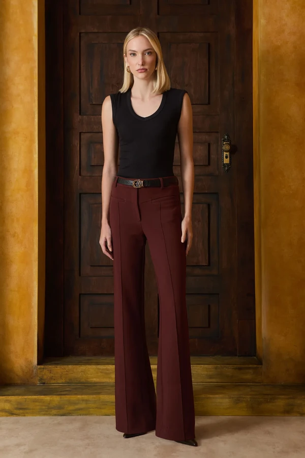 Blusa Ribana Decote V Preta