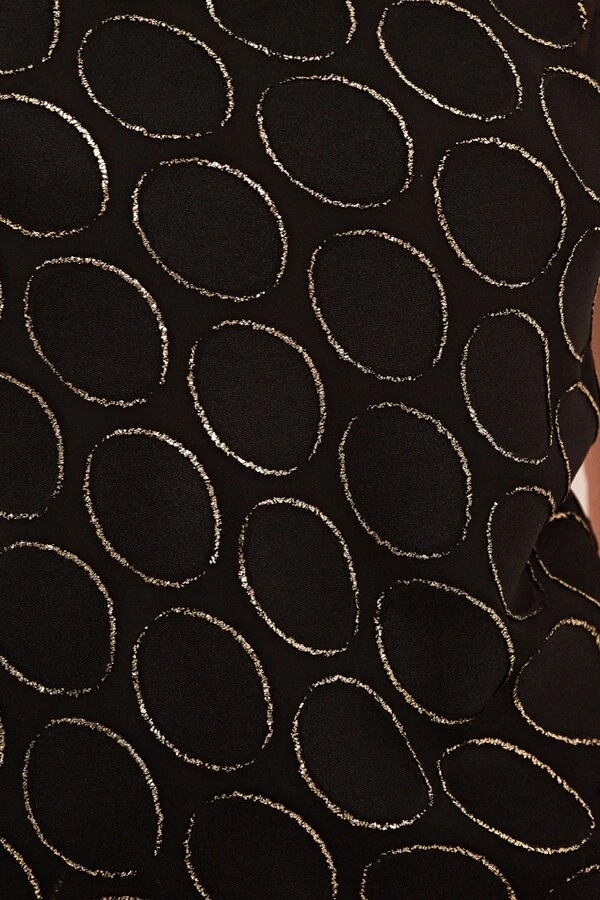 Blusa Peach em Voil Preto