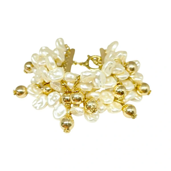 Pulseira Pérolas Barrocas