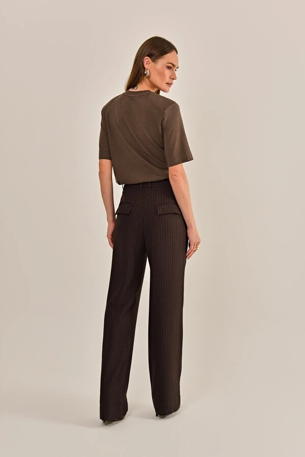 Calça Blues Alfaiataria Risca de Giz