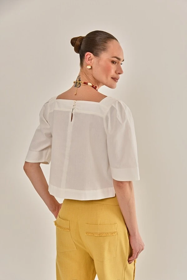 Blusa Kesia Tricoline