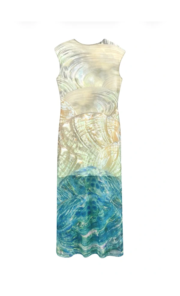 Vestido Tule Abalone