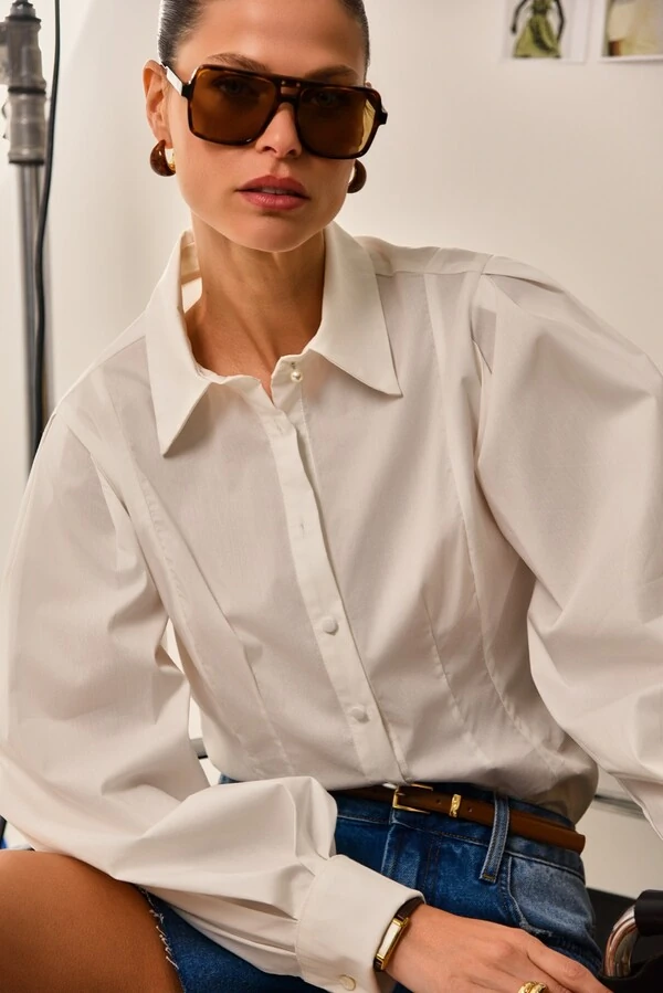 Camisa Alena Off White