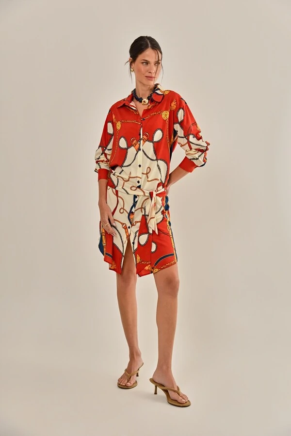 Vestido Iara Crepe Estampado
