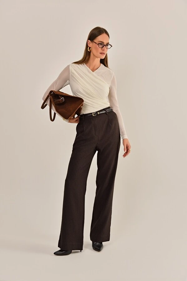 Calça Blues Alfaiataria Risca de Giz