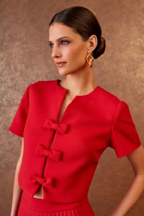 Blusa Laços Frente