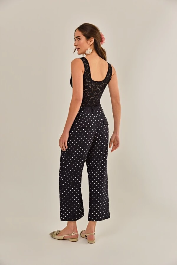Calça Grace Estampa Poá