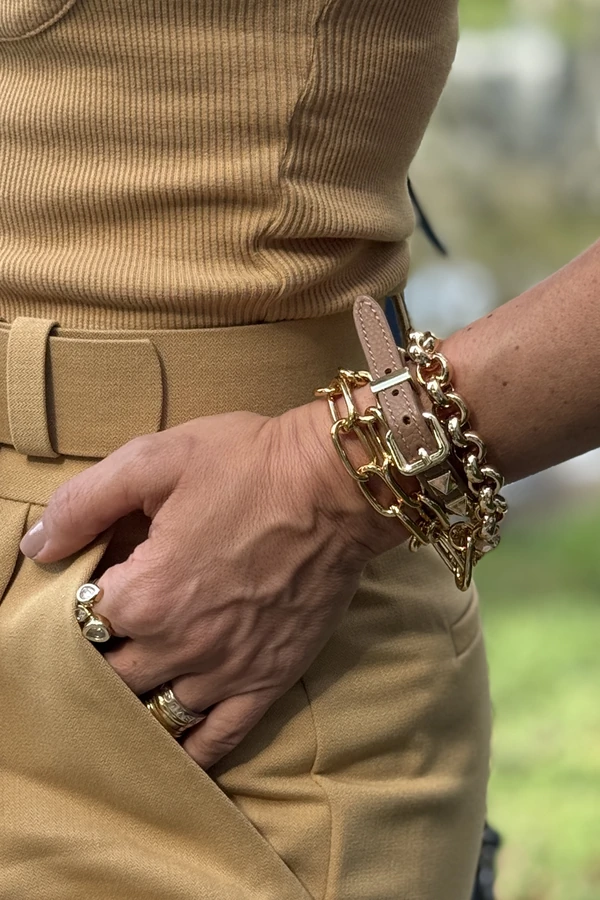 Pulseira Cinto Spikes