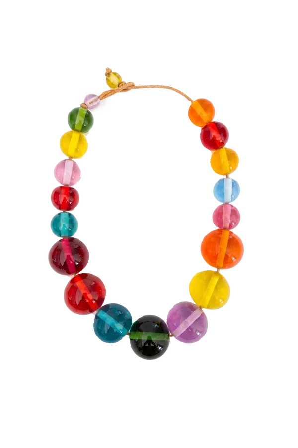Colar Bolas Coloridas