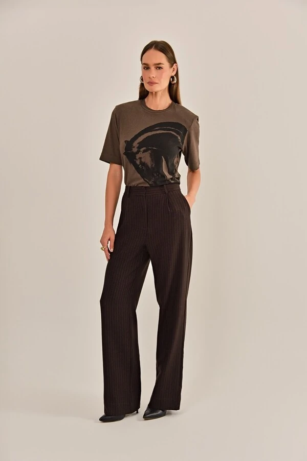 Calça Blues Alfaiataria Risca de Giz