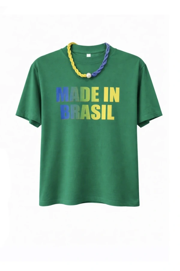 Camiseta Made in Brasil Verde