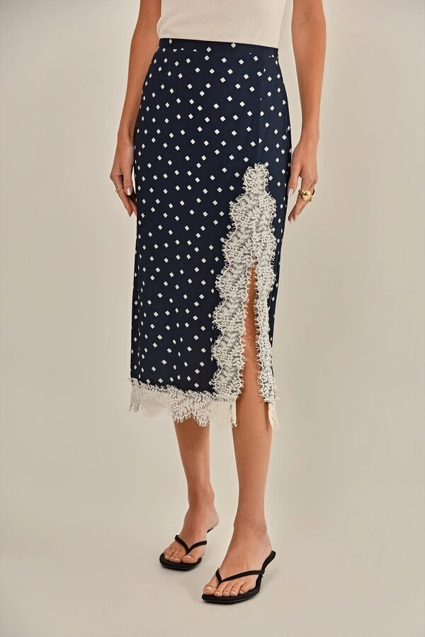 Saia Havana Crepe de Viscose