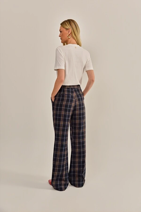Calça Clea Alfaiataria Xadrez