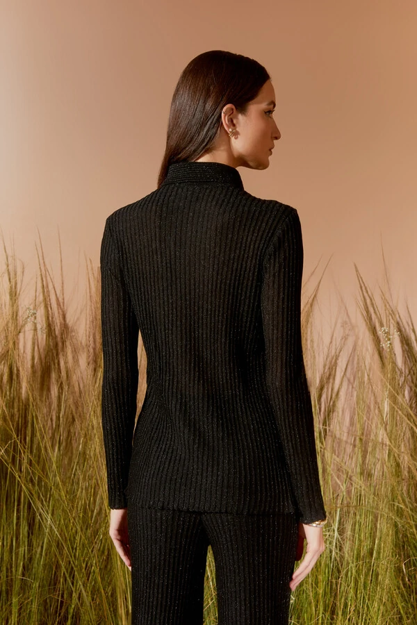 Camisa Tricot Lurex