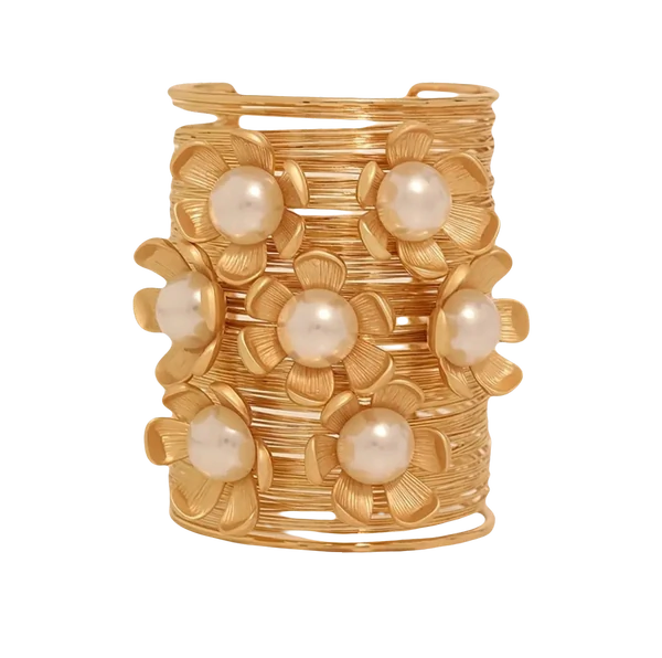 Bracelete Aramado Flores