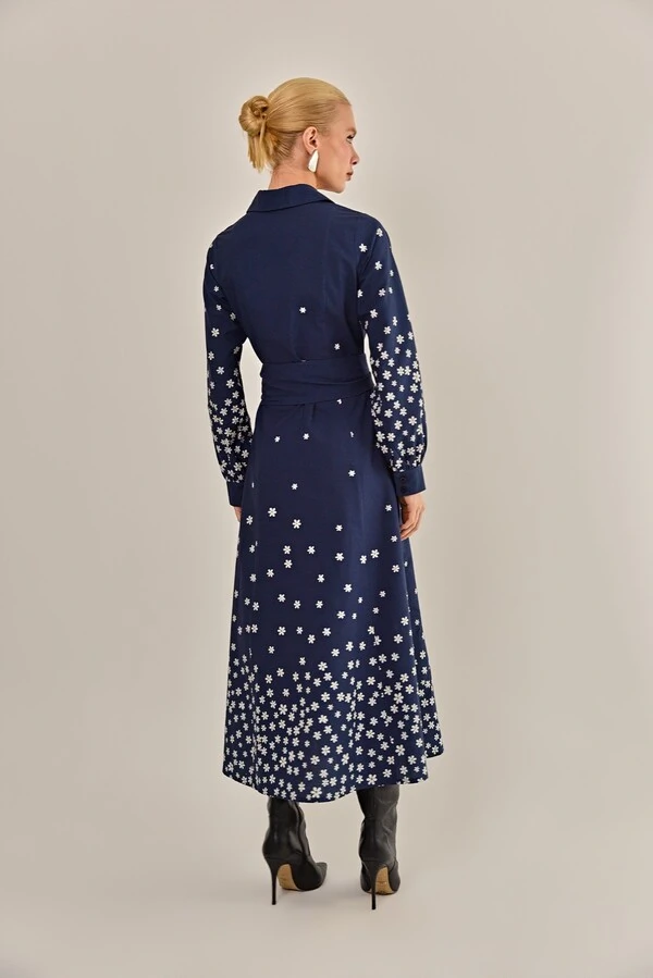 Vestido Eucalipto Tricoline