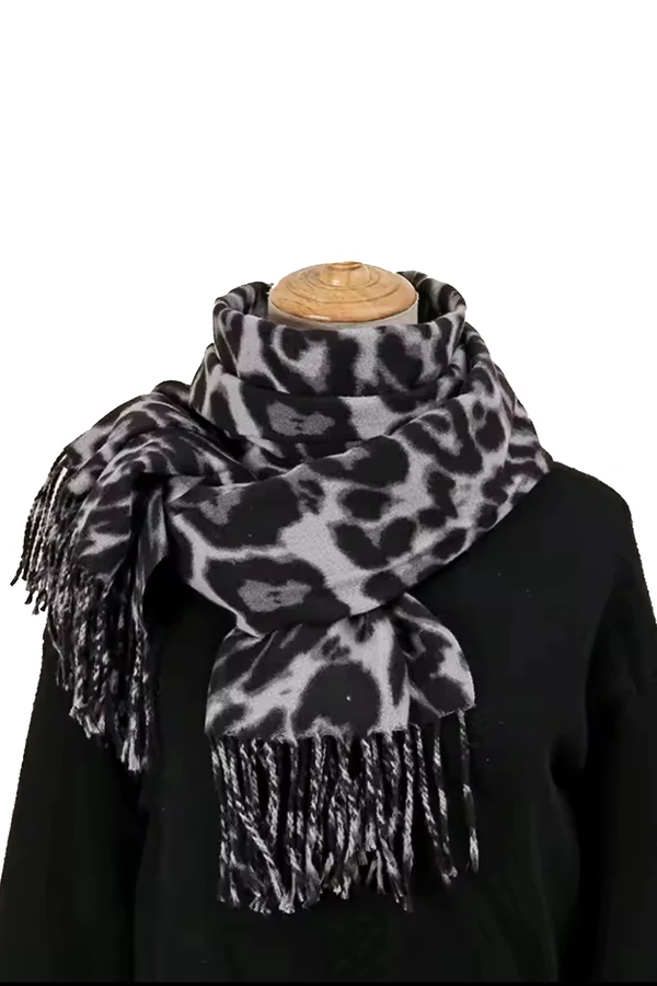 Pashmina Estampada Onça