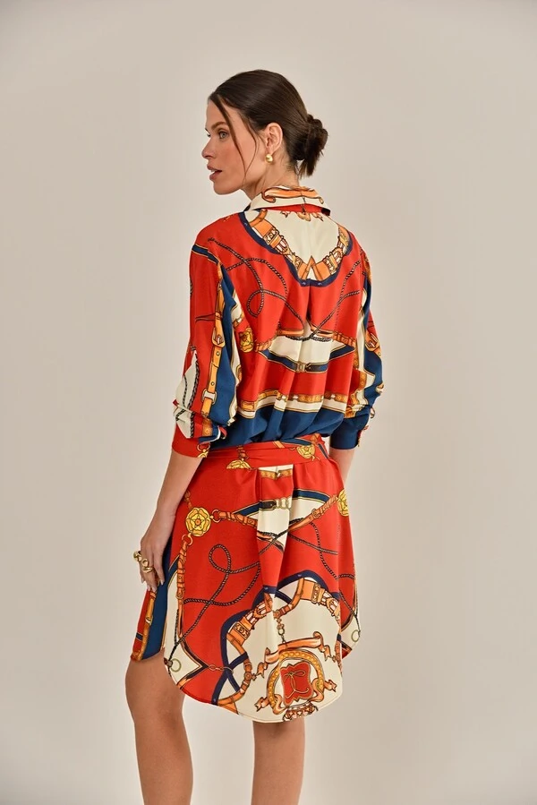 Vestido Iara Crepe Estampado