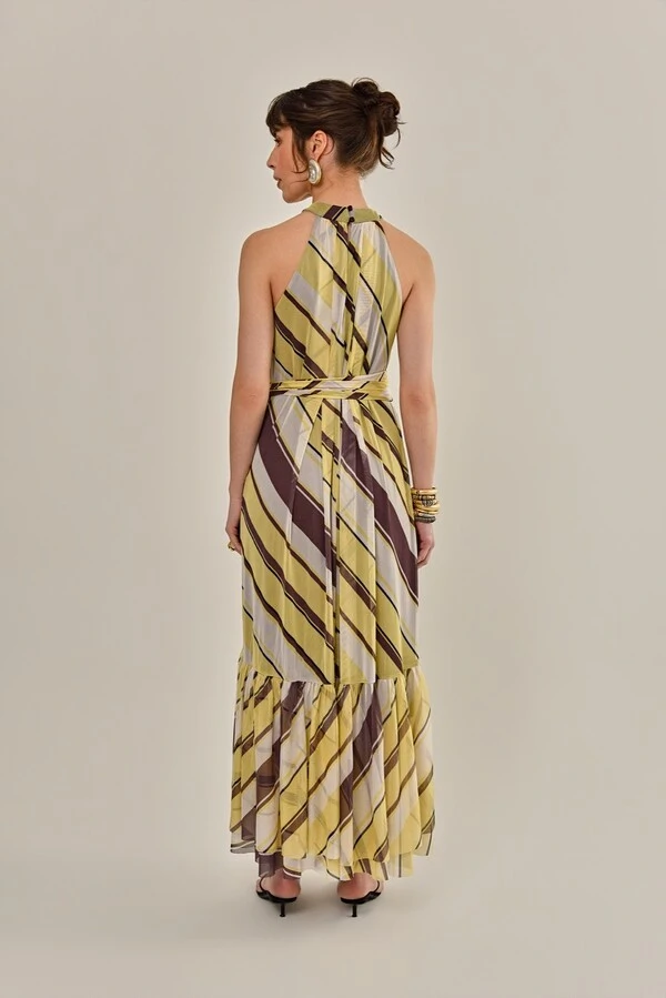 Vestido Jack Tule Estampado