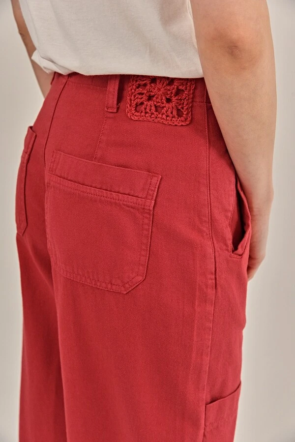 Calça Mabel Sarja Tinturada