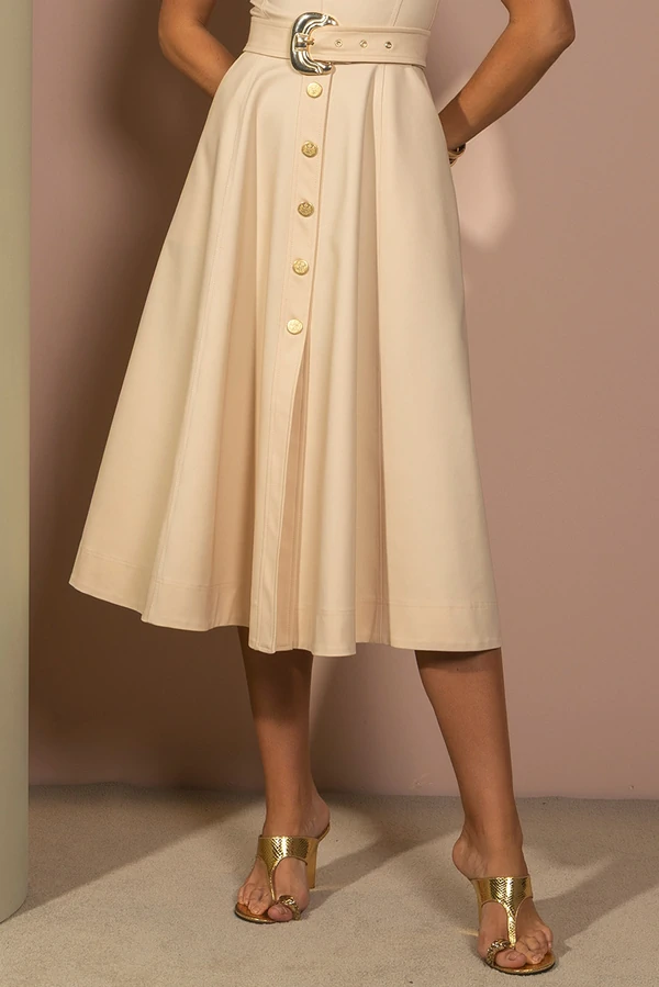 Vestido Beth Cru