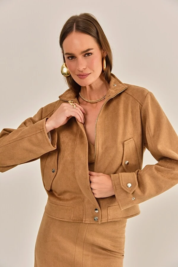 Jaqueta Carrie Suede