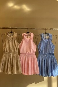 Conjunto listrado Peróla
