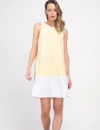 Vestido bicolor