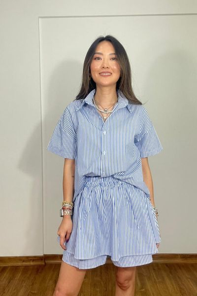 Foto Conjunto Rebeca listrado