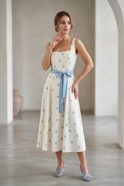 Foto Vestido poá Elis