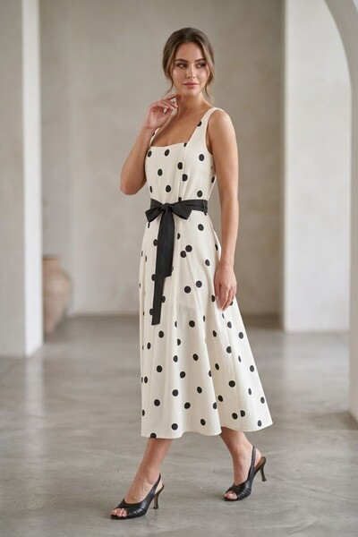 Foto Vestido poá Elis
