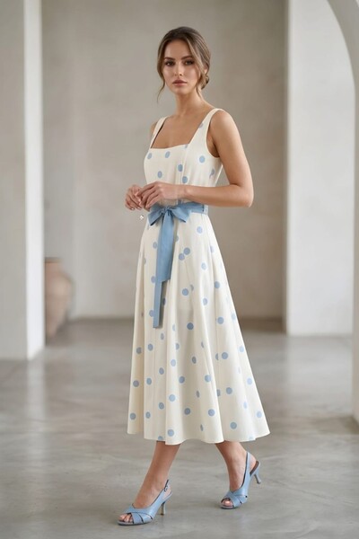 Foto Vestido poá Elis
