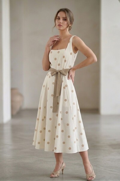 Foto Vestido poá Elis