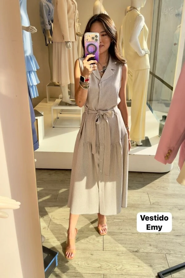 Vestido Listrado Emy