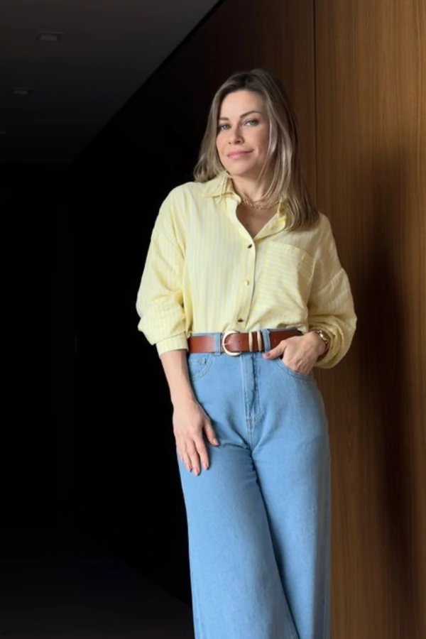 Camisa Jade listrada