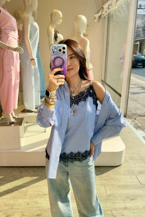 Camisa Jade listrada