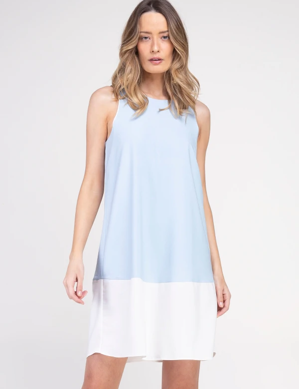 Vestido bicolor