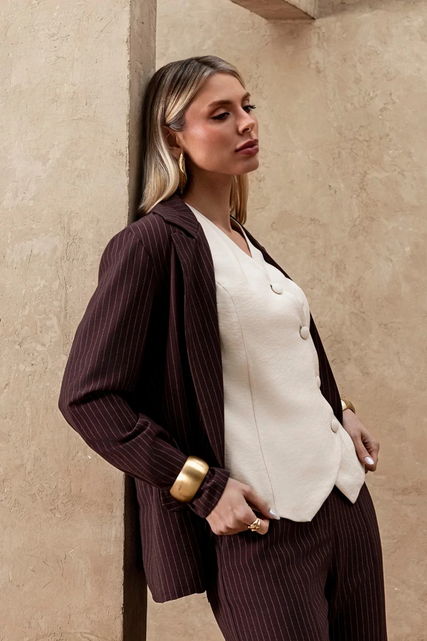Blazer listra Alana