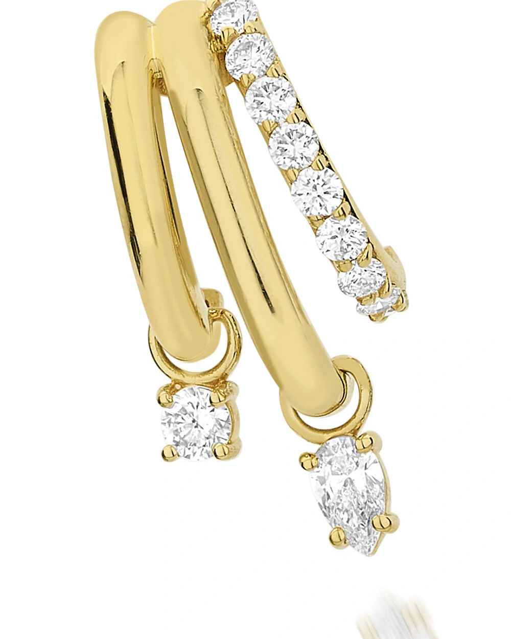Foto Brinco Voyage Argolinhas | Ouro Amarelo 18k