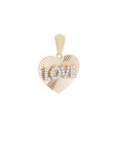 Foto Pingente Coração Love Diamante | Ouro Amarelo 18K