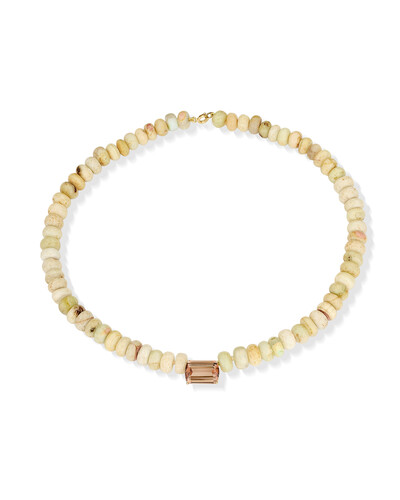 Foto Colar Opala e Turmalina Rosé | Ouro Amarelo 18k