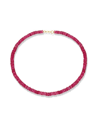 Foto Colar Topázio Pink Disco | Ouro Amarelo 18k