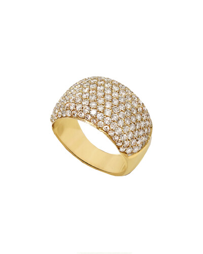 Foto Anel Bombê Diamante | Ouro Amarelo 18k
