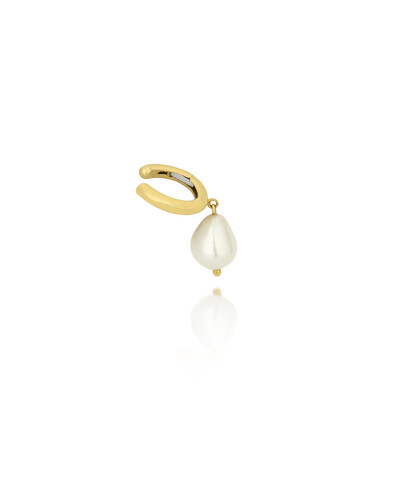 Foto Piercing Gota Pérola | Ouro Amarelo 18k
