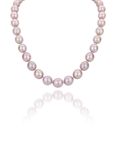 Foto Colar Pérola Rosa | Ouro Amarelo 18k