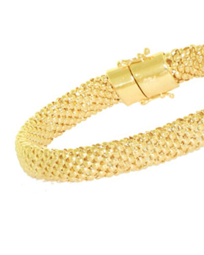 FotoPulseira Maleável Croco | Ouro Amarelo 18K
